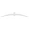 Ekena Millwork Archdale Architectural Grade PVC Gable Bracket, 72"W x 12"H x 4"D x 4"F, 4/12 Pitch GBP072X12X0404ARC00 - alternate 4